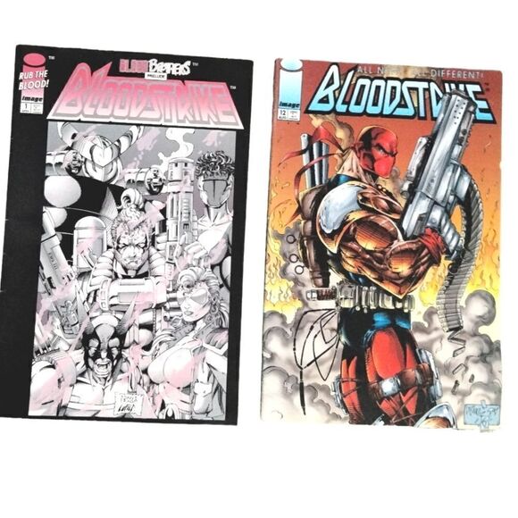 Image Comics Bloodstrike Comic Books Lot of 2 Issues # 1 and 12 1994 - Picture 1 of 10